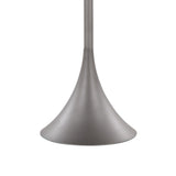 Marla - Metal Floor Lamp - Cast Iron, Clear Crystal, White Linen