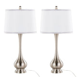 Cairo - 28" Metal Table Lamp (Set of 2) - White