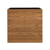 Artesia - Outdoor Patio Coffee Table - Teak / Black