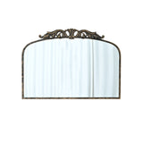 Handmade Arched Mirror, Ornate Baroque For Entryway - Antique Bronze