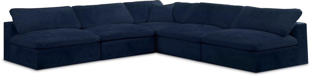 Cozy - 5 Piece Modular Corner Armless Sectional