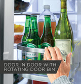 GE Profile(TM) Series 27.7 Cu. Ft. Fingerprint Resistant French-Door Refrigerator with Door In Door and Hands-Free AutoFill - (PFD28KYNFS)