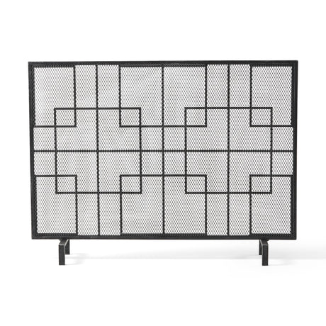 Dorothy - Modern Single Panel Iron Fire Screen