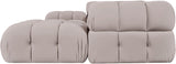 Orin - Velvet 6 Piece Modular Double Chaise Sectional