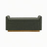 Upholstered Storage Bench With Safety Hinge