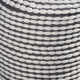 River - Handcrafted Cylindrical Pouf Water Resistant Fabric