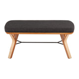 Folia - Mid-Century Modern Bench