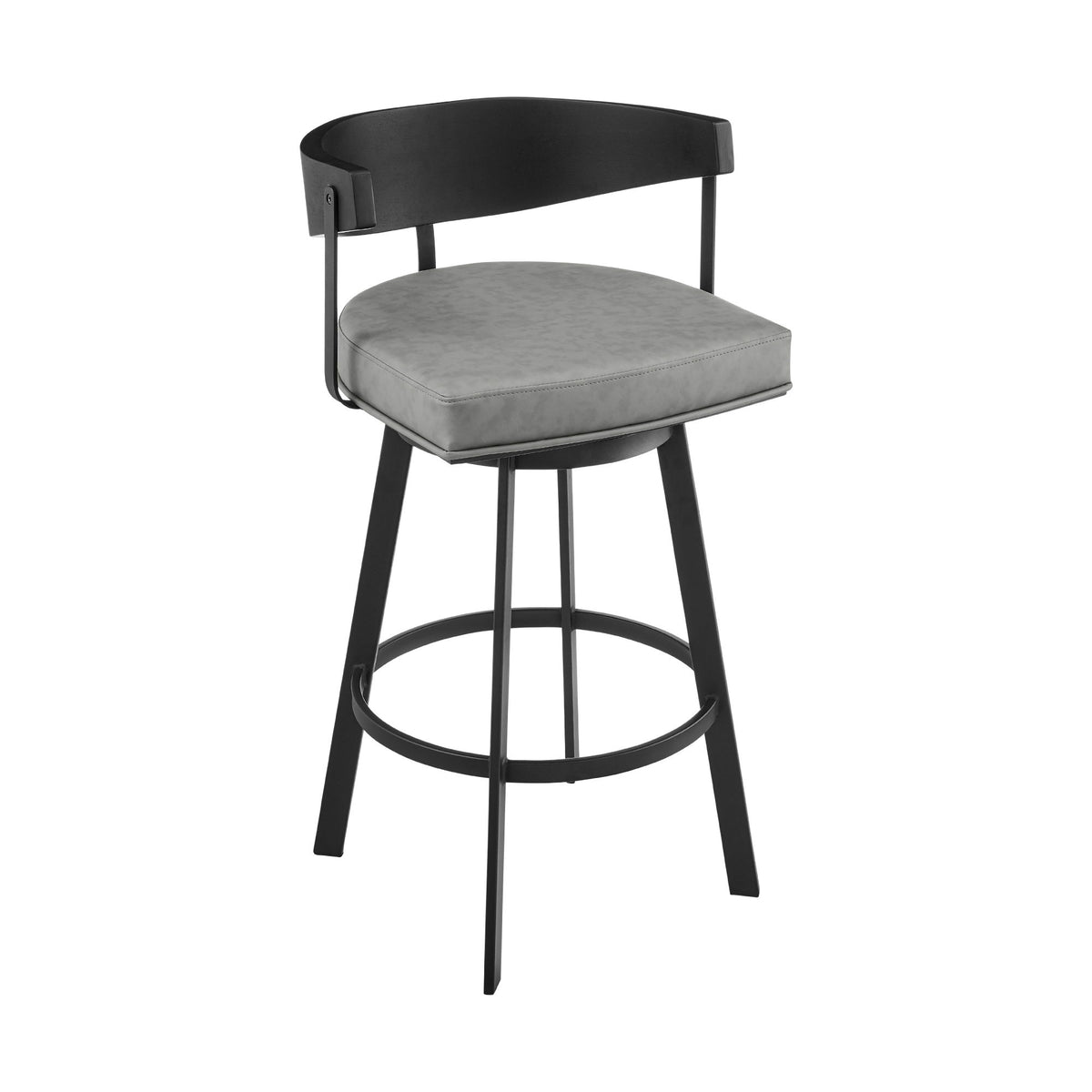 Lacey - Swivel Counter Stool - Black