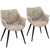 Wrangler - Industrial Accent Chair (Set of 2) - Light Gray