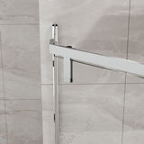 Durable Hardware Neo Angle Frameless Shower Door With Acrylic Base Combo
