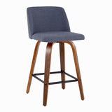 Tintori - Upholstered Counter Stool Set