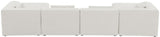 Cube - Linen 6 Piece Modular Double Chaise Sectional