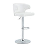Adjustable Swivel Bar Chair With Ergonomic High Back Design