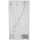 GE GSE25GGPWW 36 in. 25.3 cu. ft. Side by Side Refrigerator with Ice & Water Dispenser - White