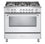 Designer 36" Gas Single Oven Range - White - (VDFSGG365W)
