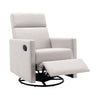 Modern Upholstered Rocker Nursery Chair Plush Seating Glider Swivel Recliner Chair