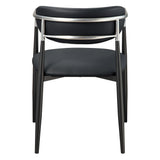 Jaramillo - Arm Chair (Set of 2) - Black Leatherette