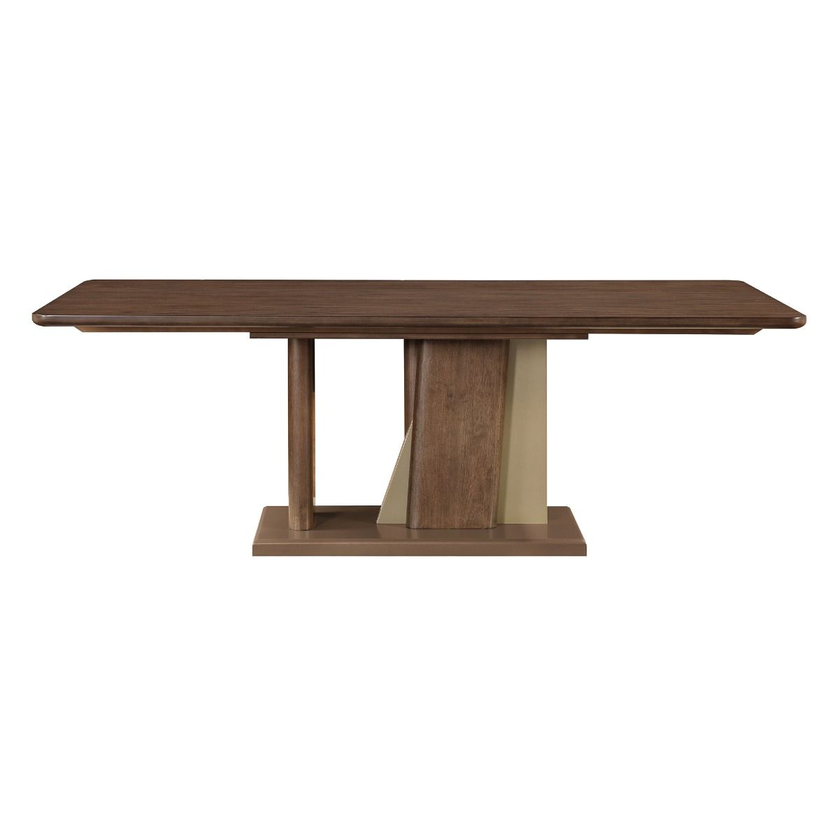 Ouida - Dining Table - Brown & Gold