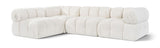 Orin - Fabric Velvet 4 Piece Modular Sectional