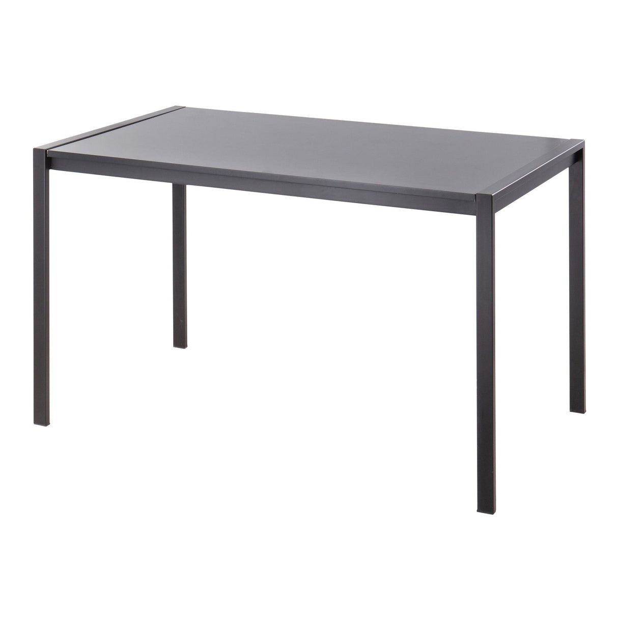 Fuji - Contemporary Dining Table - Black Metal