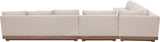 Solace - Olefin Fabric 5 Piece Outdoor Patio Modular Sectional
