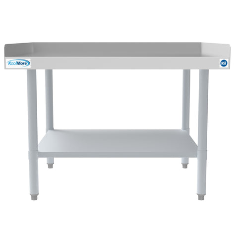 30" x 36" 16-Gauge Stainless Steel Equipment Stand with Galvanized Undershelf, EQT-163036.