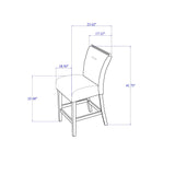 Ariya - Bar Stools (Set of 2) - Dark Gray