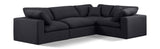 Comfy - 4 Piece Linen Fabric Modular Sectional