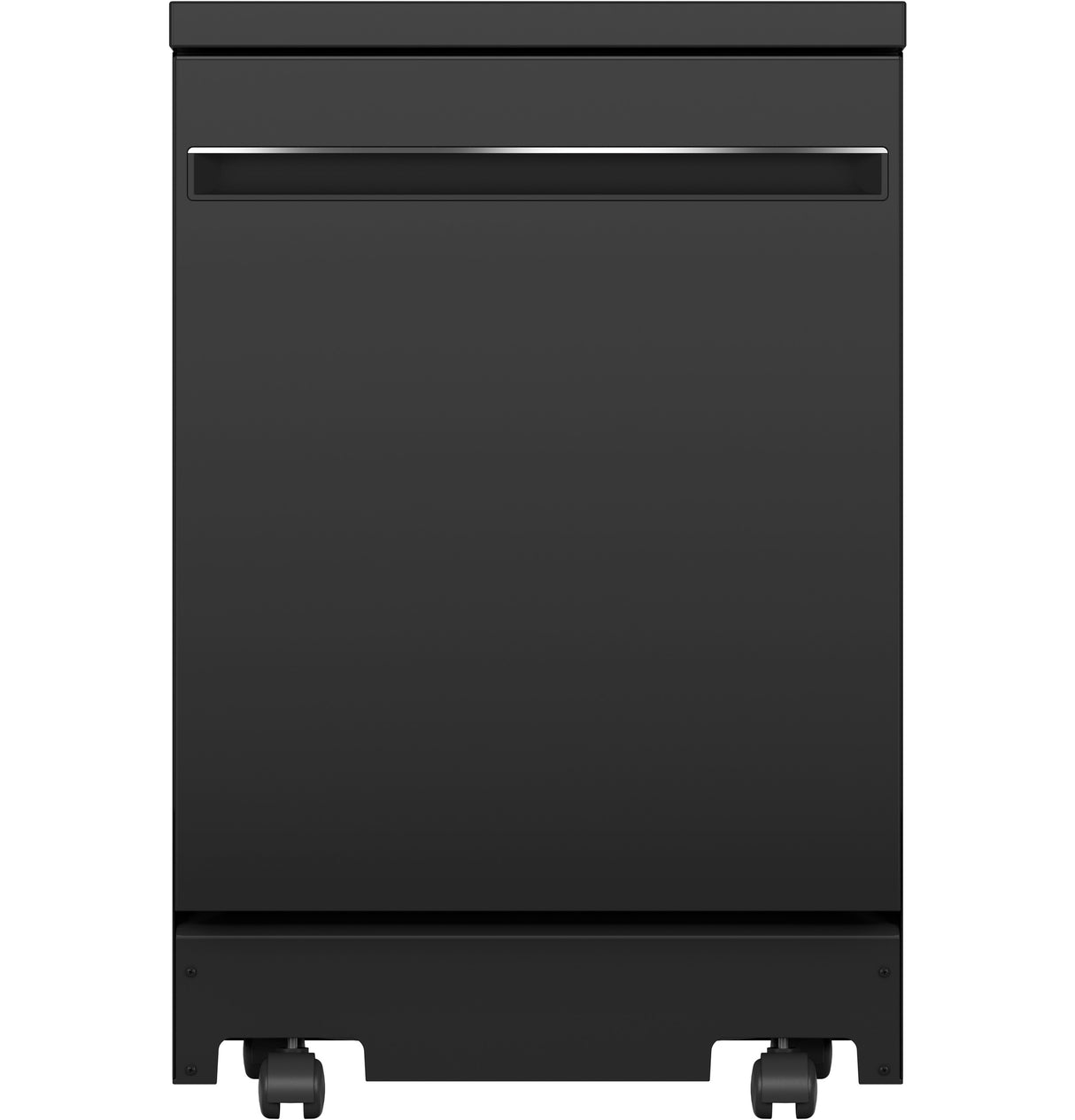GE 24 in. Top Control Portable Dishwasher with 54 dBa Sound Level & Pocket - Black