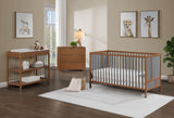Pixie Finn - 3 In 1 Crib - Walnut Brown