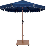 Amalfi - Aluminum Patio Umbrella - Light Brown Base / Light Brown Pole