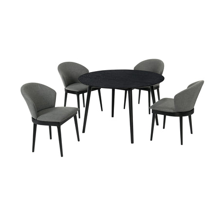 Arcadia - Dining Room Set With Black Table