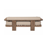 Relic - Outdoor Patio Sofa - Weathered Eucalyptus / Taupe