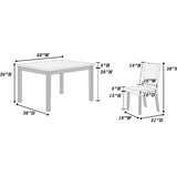 Dining Table With 4 Upholstered Side Chairs
