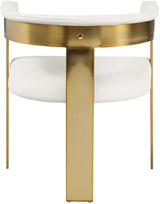 Romeo - Faux Leather Dining Chair With Gold Base (Set of 2)