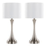 Lenuxe - Contemporary Table Lamp Built In USB Port (Set of 2)