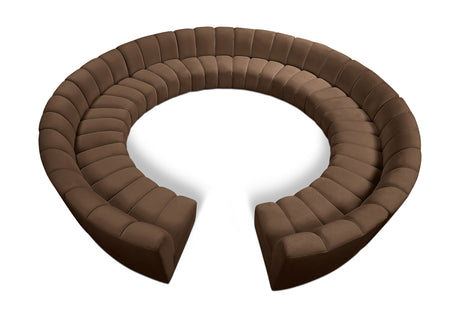 Infinity - 12 Piece Velvet Modular Sectional
