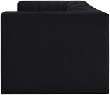 Rummi - Velvet Performance Fabric Upholstered 3 Piece Modular Sofa