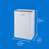 Danby DAP152BAW-I air purifier dimensions diagram
