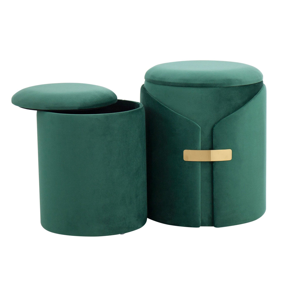 Dahlia - Nesting Ottoman (Set of 2)