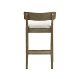 Merie - Modern Transitional Wood Counter Height Kitchen Bar Stool
