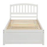 Platform Bed Wood Bed Frame With Trundle