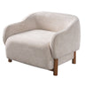 Modern Accent Chair With Recessed Arms And Tight Back