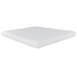6" Firm Full Size Gel Memory Foam Mattress With Cooling Technology - White