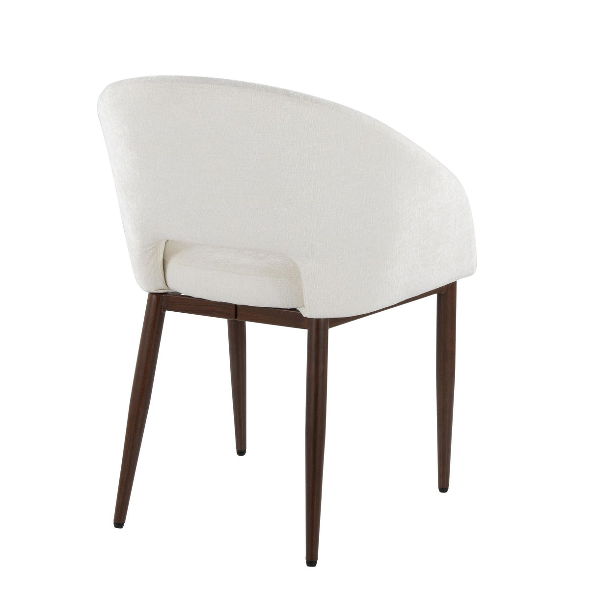 Renee - Upholstered Contemporary Chair (Set of 2) - Walnut Metal Legs