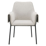 Jirina - Arm Chair (Set of 2) - Beige Chenille