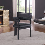 Romeo - Faux Leather Dining Chair With Black Base (Set of 2)