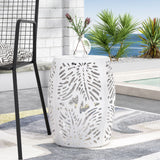 Modern Design Metal End Table, Large