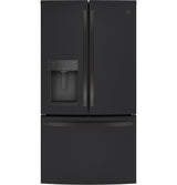 GE GFE28GELDS - 36 in. 27.7 cu. ft. French Door Refrigerator with Ice & Water Dispenser - Fingerprint Resistant Black Slate