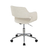 Margarite - Task Chair - Chrome Metal